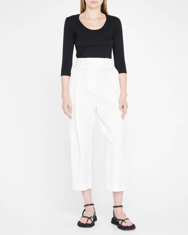 Soft Touch 3/4-Sleeve Scoop-Neck Tee